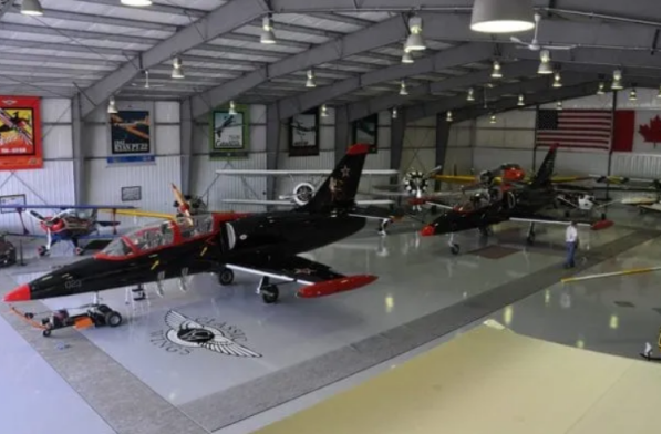 Security Features for a Steel Airplane Hangar Security Features for a Steel Airplane Hangar