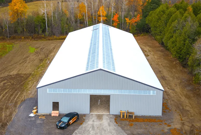 Hay Storage in Farm Metal Buildings