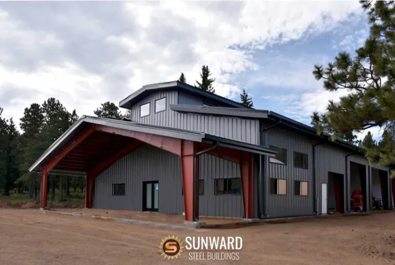 steel beam barn