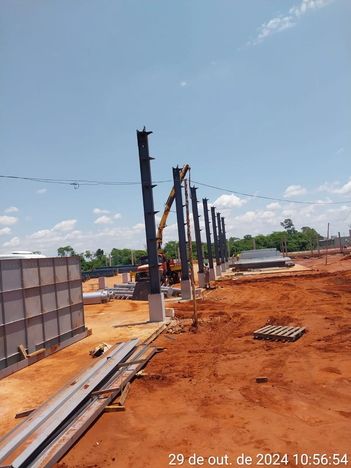 30x50 metal building installed