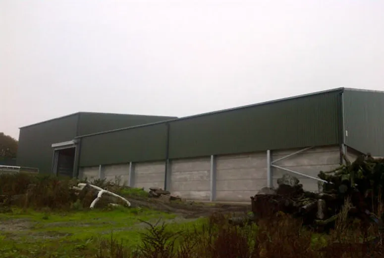 steel building with office