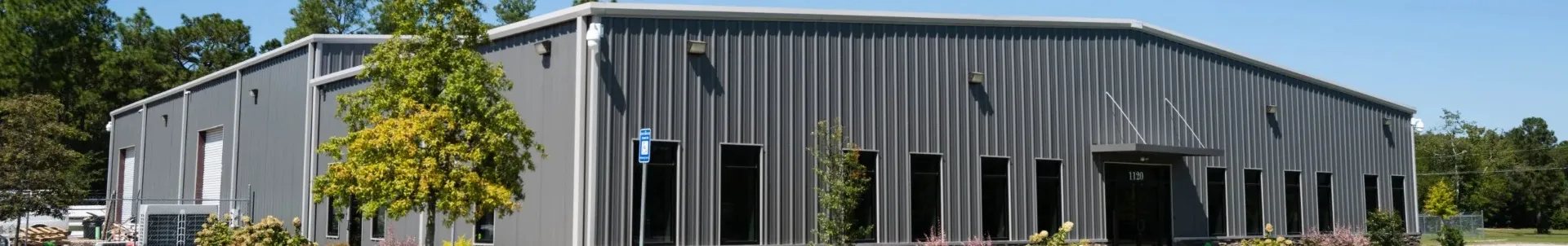 metal building with mezzanine