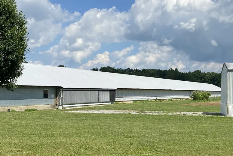 single slope metal building